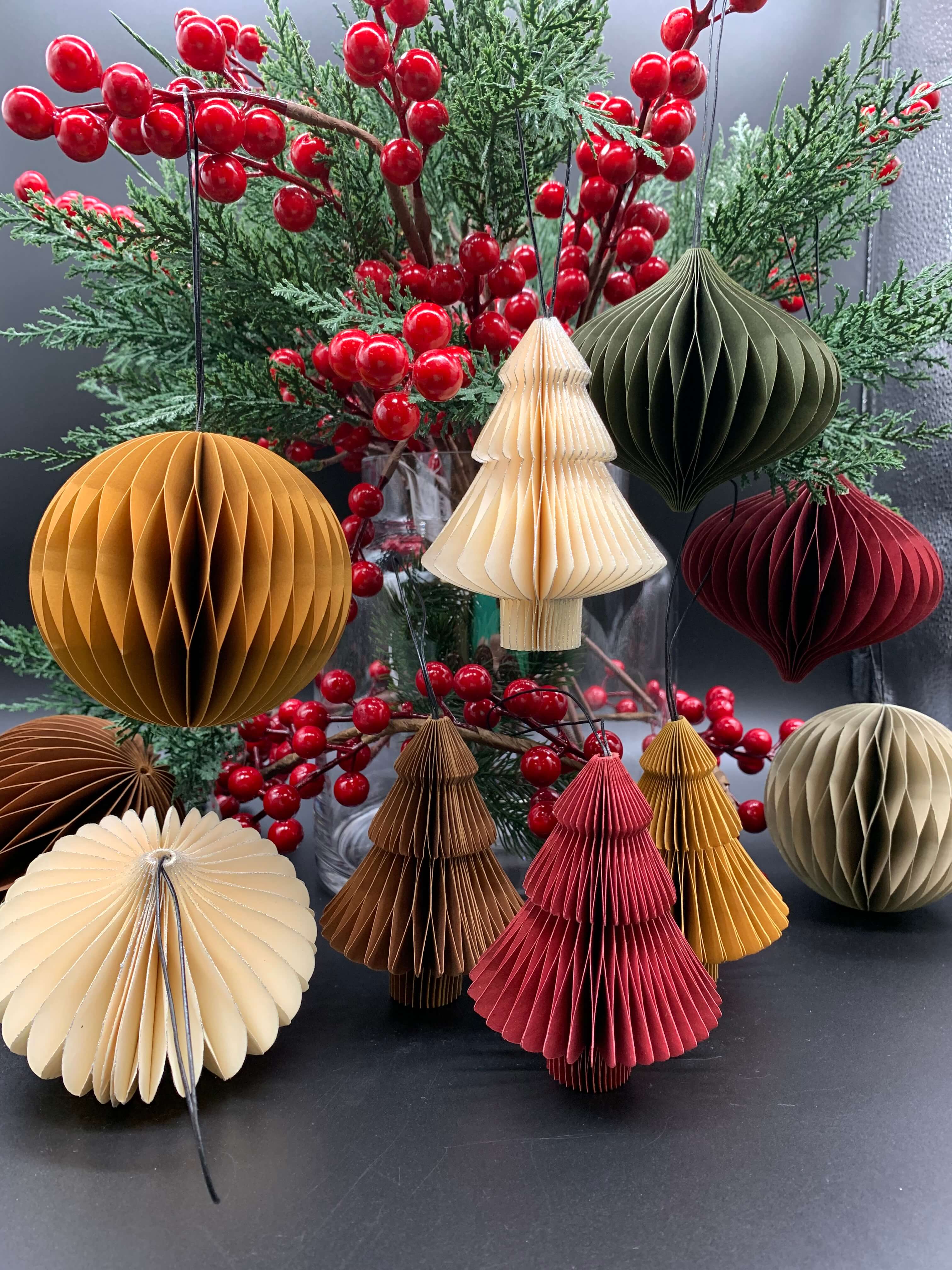 Christmas Paper Ornaments