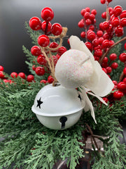 Christmas White Bell Ornament