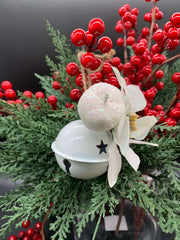 Christmas White Bell Ornament