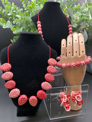 Fair Trade Red Jewellery Range