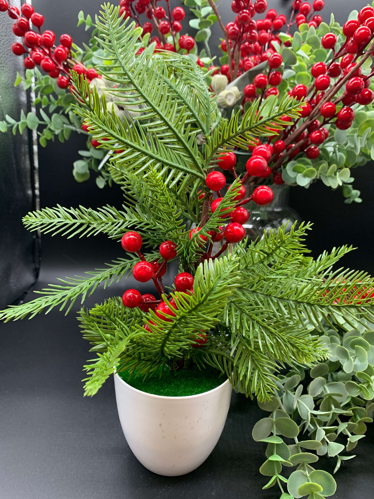 Christmas Potted Berries