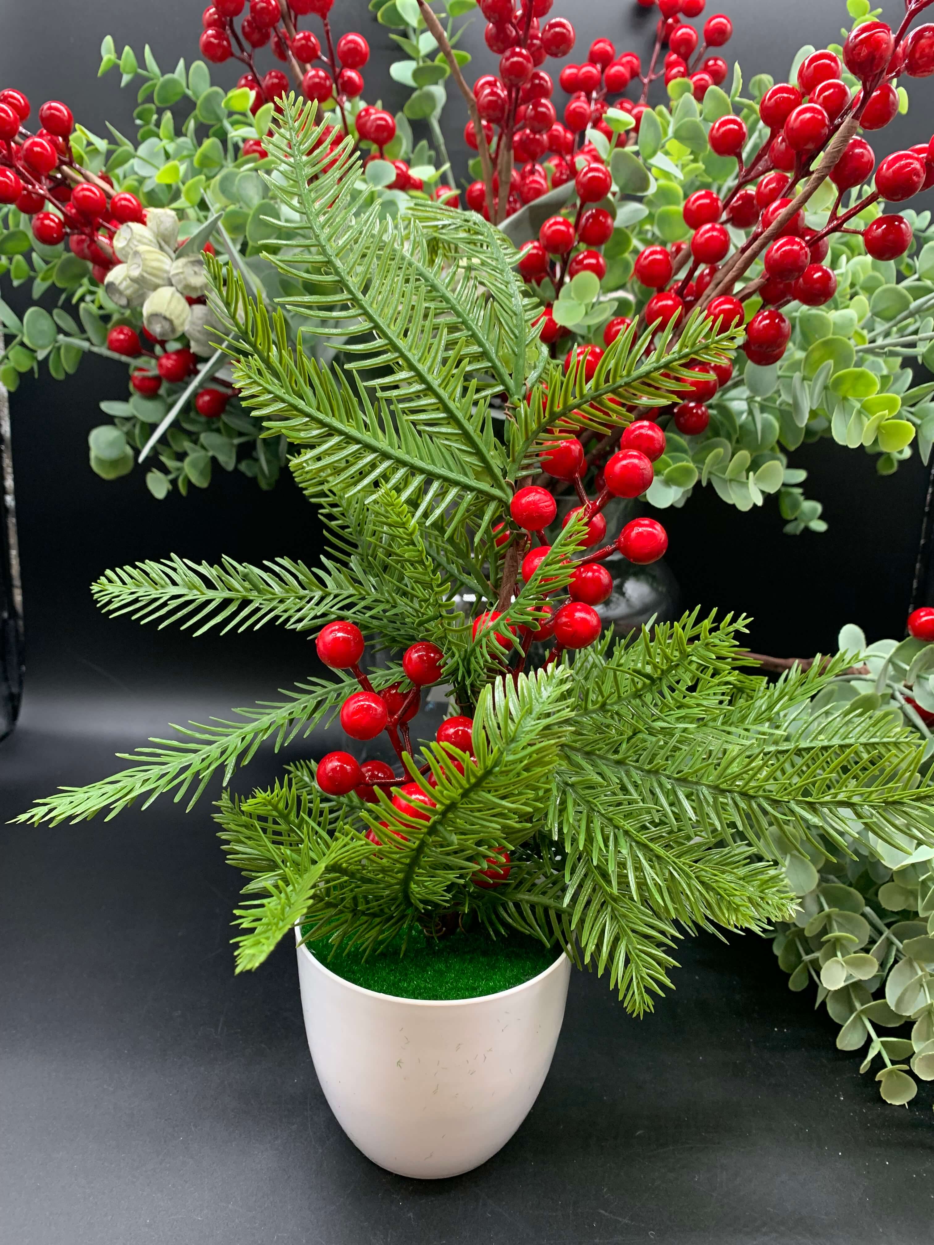 Christmas Potted Berries