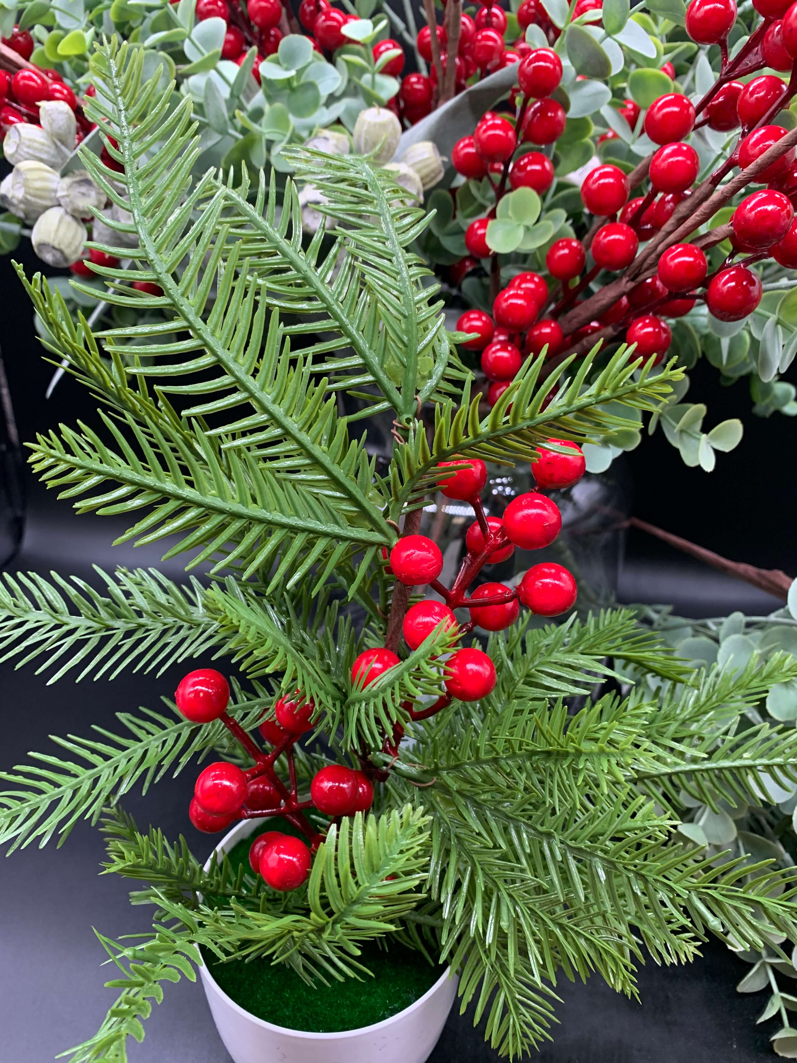 Christmas Potted Berries