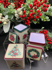 Christmas Set of 3 Tins