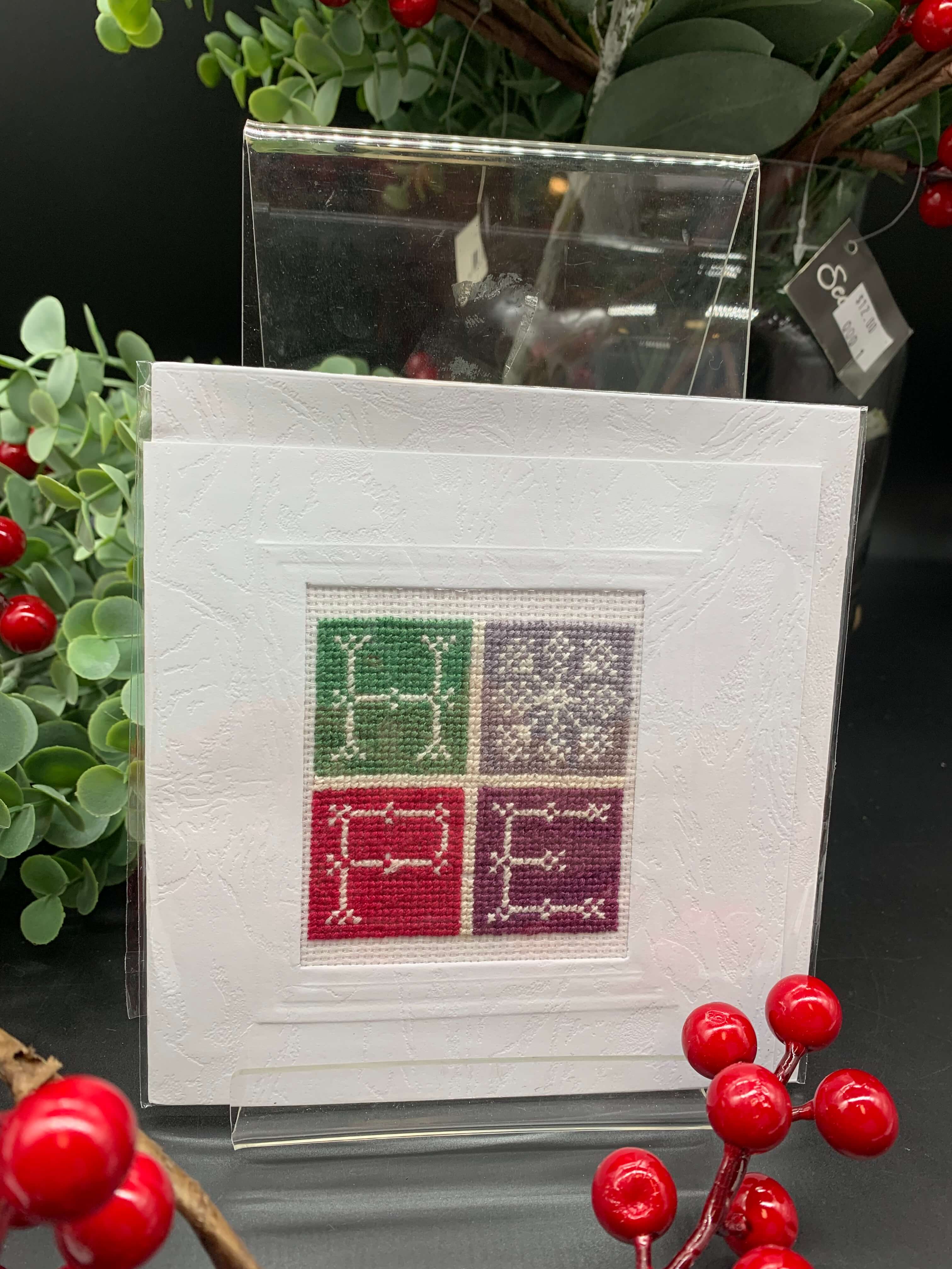 Fair Trade Cross Stitch Christmas Cards