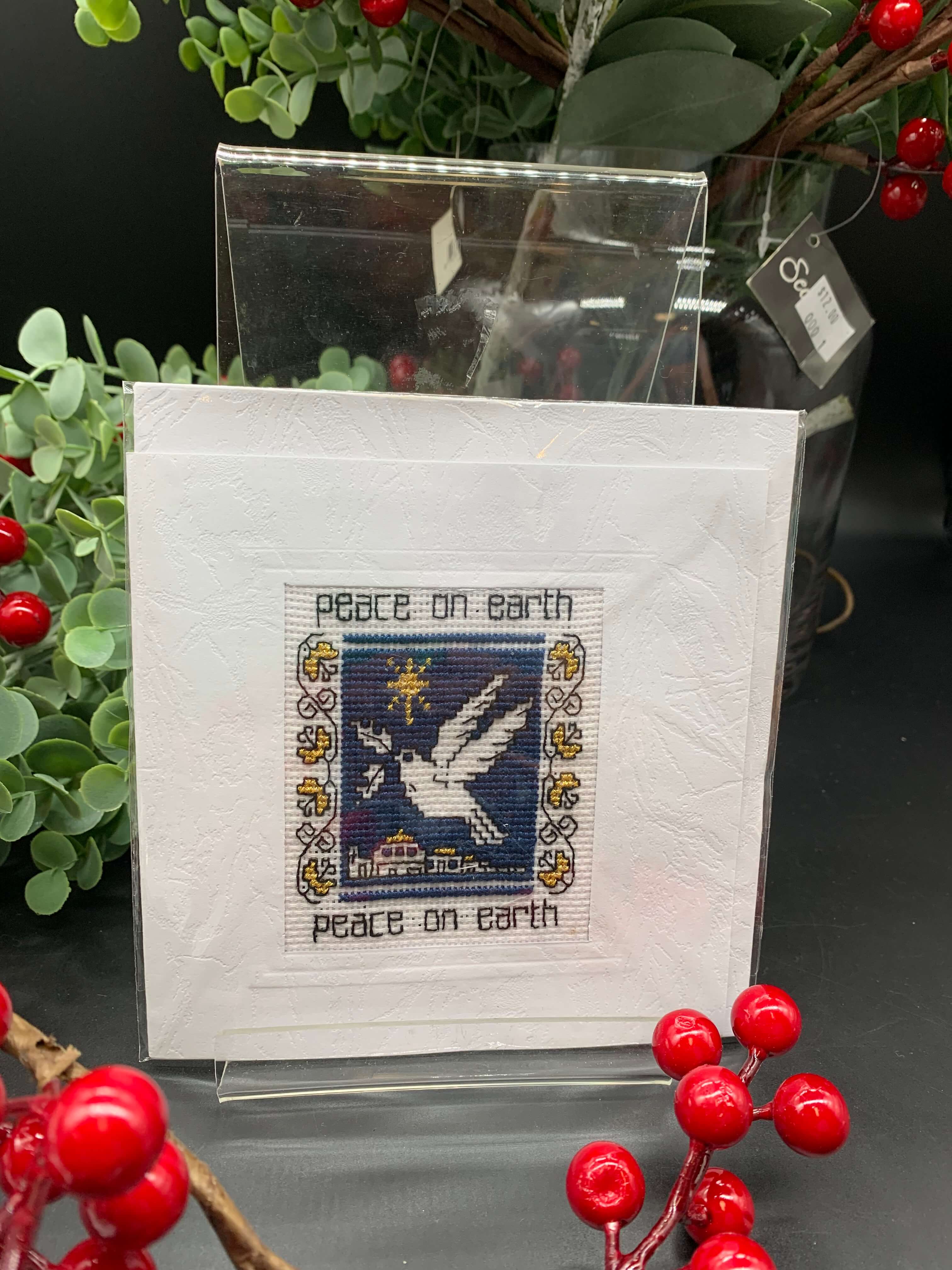 Fair Trade Cross Stitch Christmas Cards