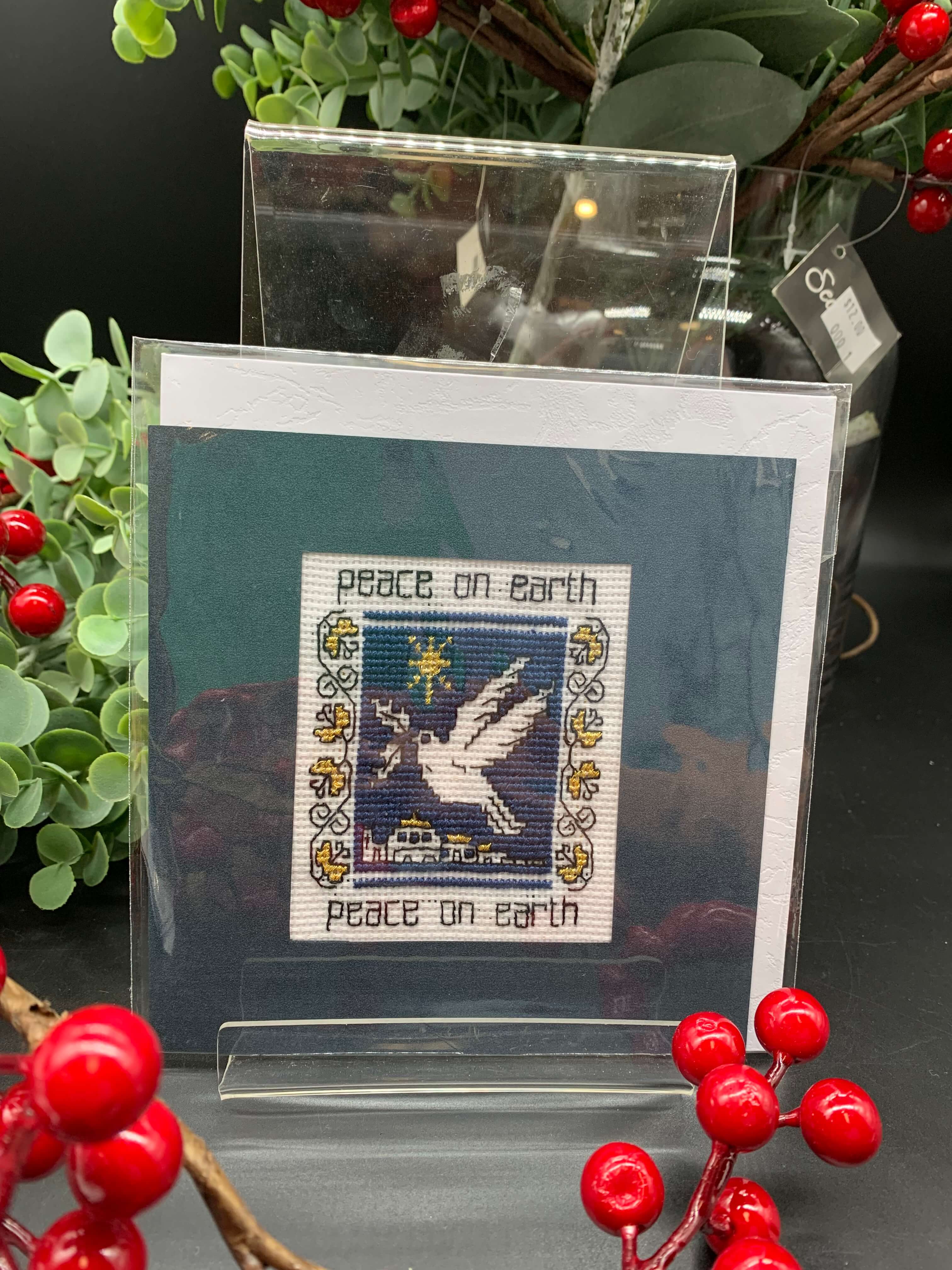 Fair Trade Cross Stitch Christmas Cards